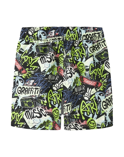 Name It - NKMZatoony Badebukser - Black